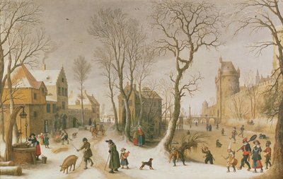 Les Quatre Saisons : Hiver - Sebastian Vrancx